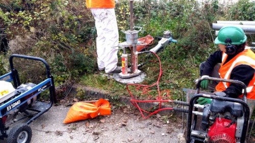 Carottage piézometre - Travaux et prestations multi-services environnementales